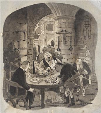 CHARLES ADDAMS (1912-1988) Dungeon Dinner.